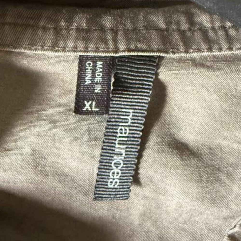 Maurices Utility Jacket with Button Front | XL - Picture 3 of 3